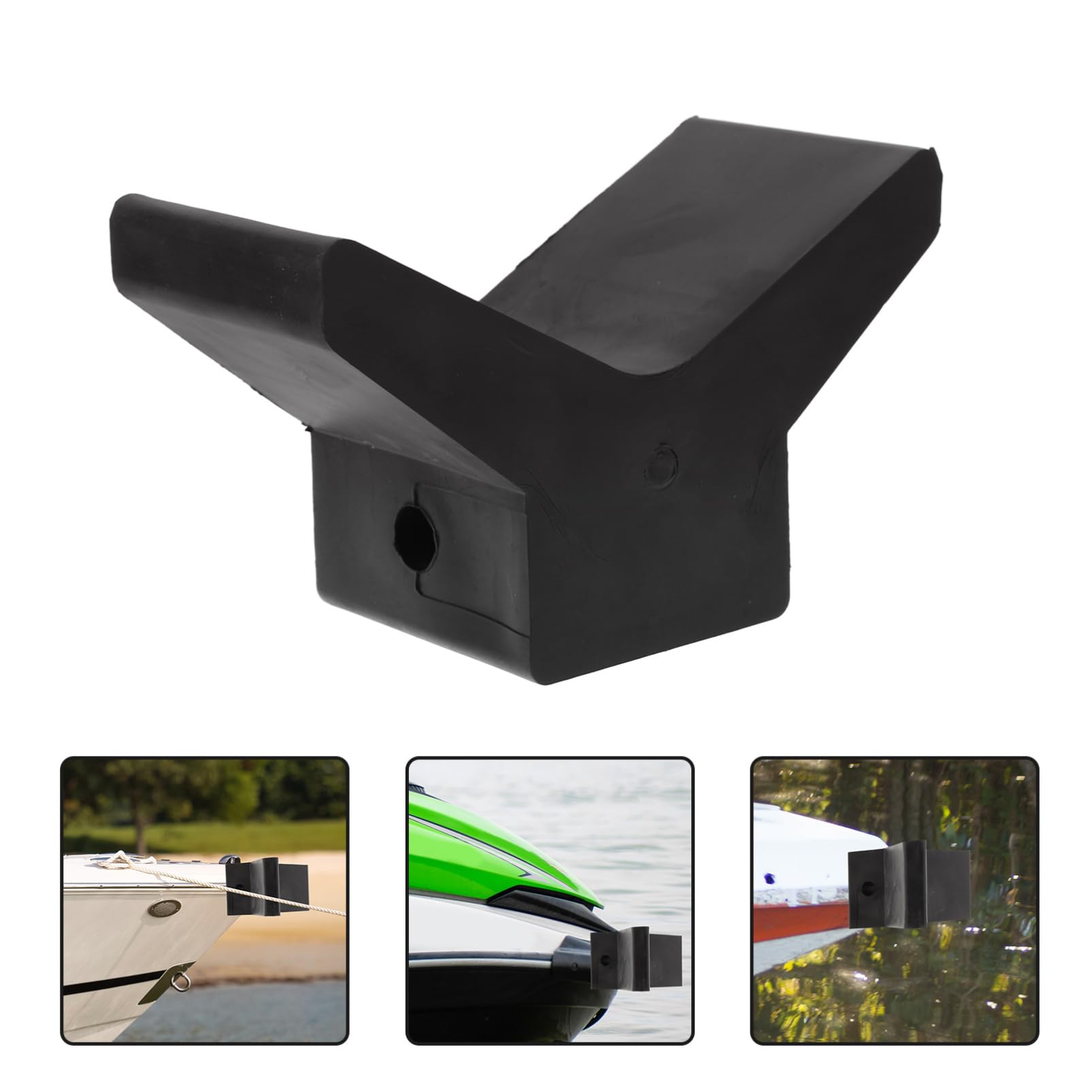 Gatuida Support De Remorque pour Bateau Butée Étrave Caoutchouc Accessoire De Transport pour Voilier Bateau Ski Et pour Étrave