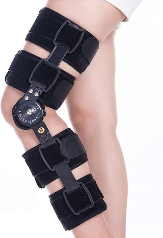 Universal Hinged Knee Brace, Knee Immobilizer Brace Post Orthopedic Injury Knee Immobilizer