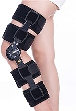 دعامة الركبة المفصلية العالمية تثبيت بعد اصابة العظام دعم ما الاصابة اسود M من سامنيرلي