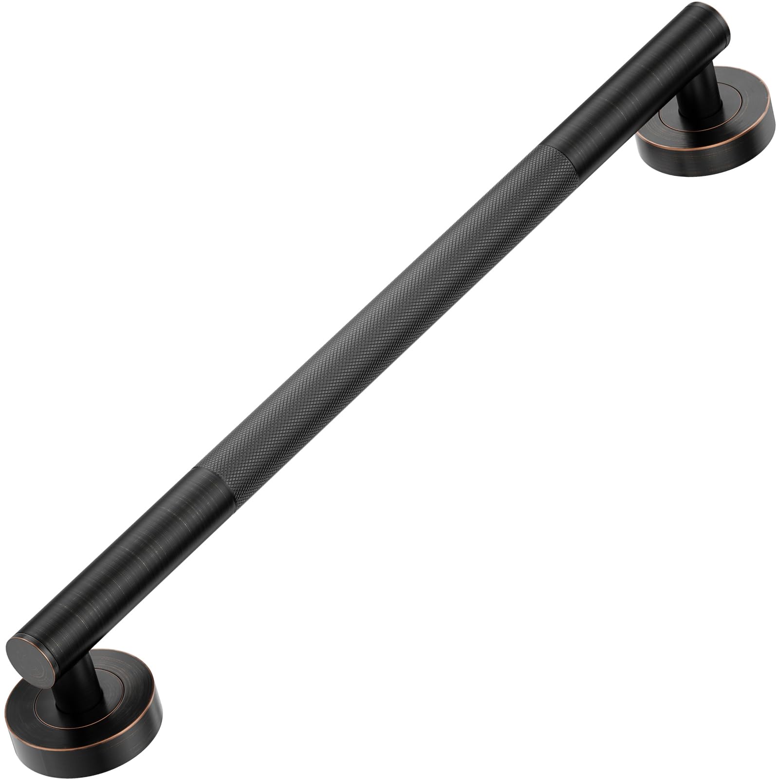 Lava Odoro Oil Rubbed Bronze Grab Bars, 24" Anti-Slip Knurling Shower Bars