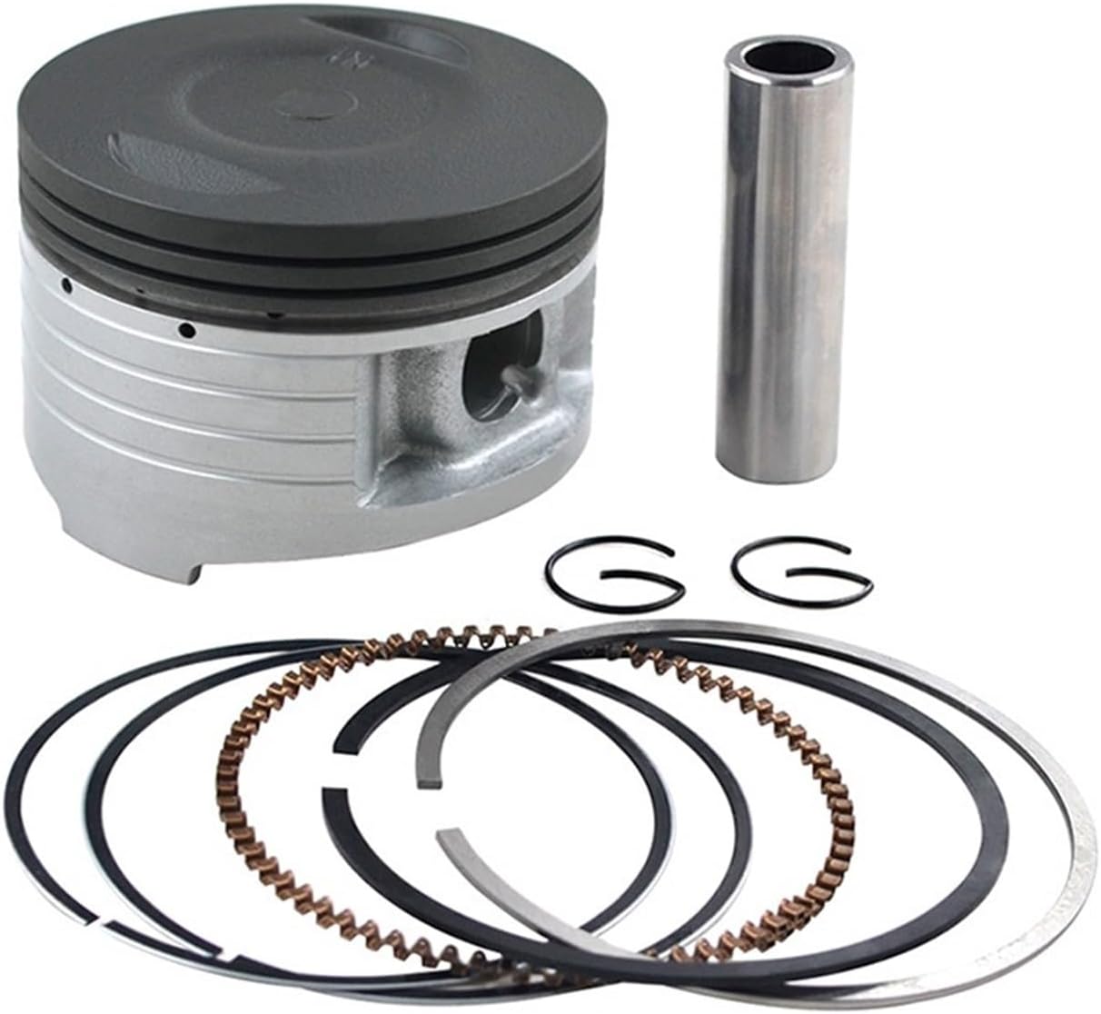 Motorcycle Engine Parts Piston Rings Kit Bore STD Size 70mm ~ 71mm Compatible With YAMAHA XT225 ST225 Compatible With Bronco TW225E TTR230 TW200 BW200(1Set 71.5mm)