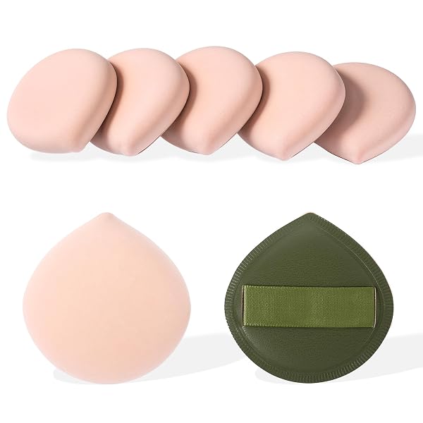 ZEYIYER Schminkschwämme, 5er Set, grün