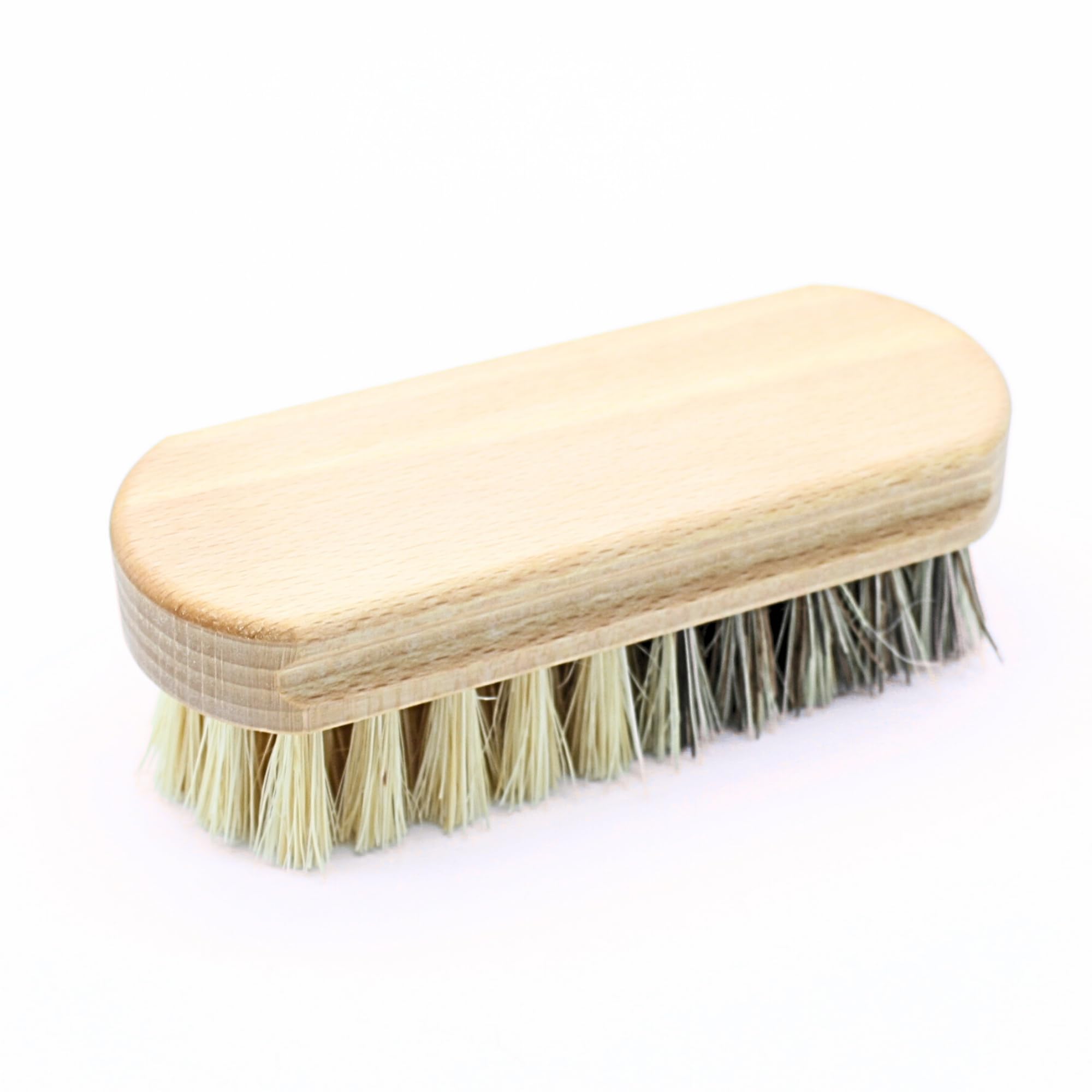 Brosse à légumes en hêtre pour fruits et crudités - Design ergonomique - Brosse de cuisine en bois