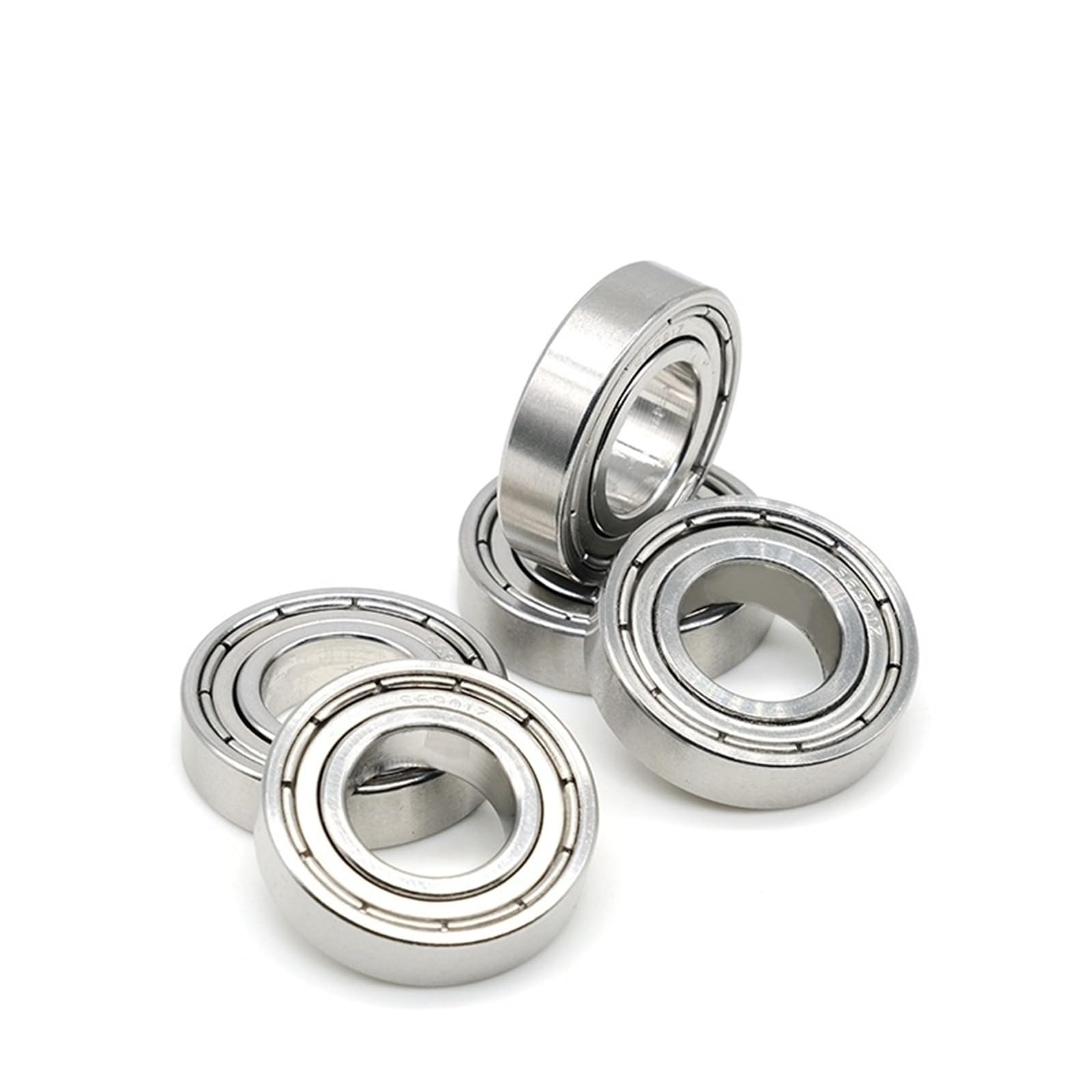 Rodamientos de bolas de acero inoxidable AISI440C S6901ZZ (12 x 24 x 6 mm, 10 unidades)