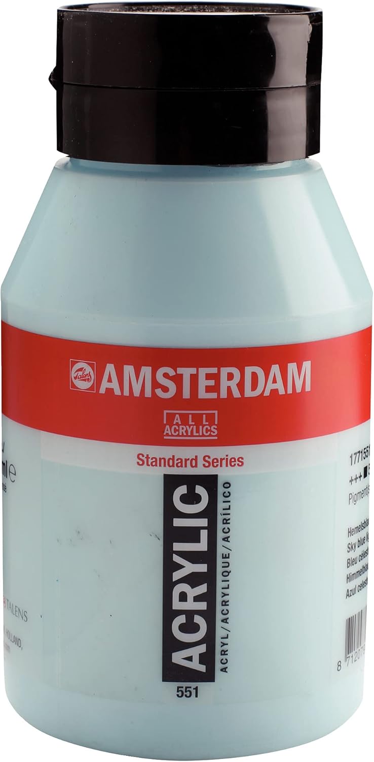 Amsterdam Standard Series Acrylic Jar 1000ml Sky Blue Light 551 (17715512)
