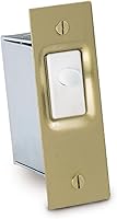 Gardner Bender GSW-SK SPST Door Switch - Normally On Momentary, 10A 125/277V AC, Brass/White Light Control Kit