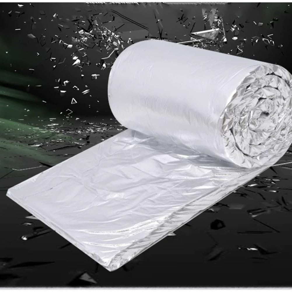 Manta Ignífuga De Fibra De Silicato De Aluminio Punzonada Usada para La Protección contra Incendios En Calderas Y Hornos Industriales, Ancho 61 cm,61cm*3.6m*50mm