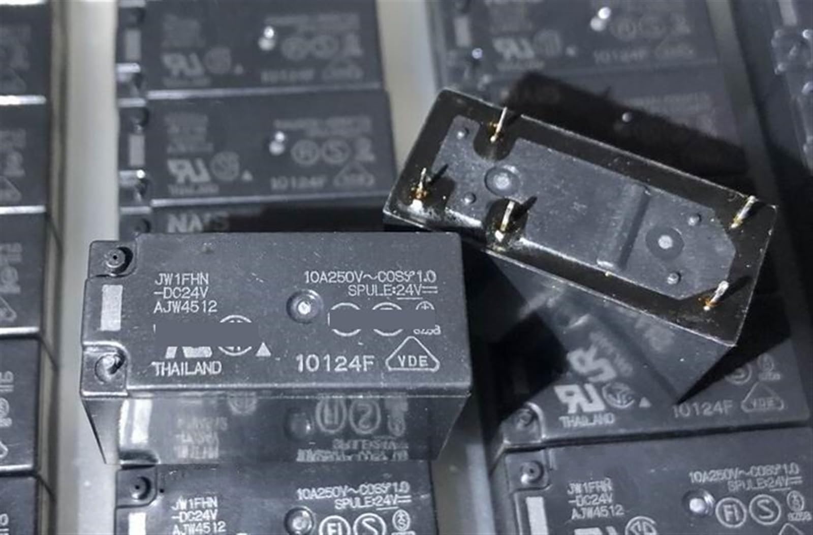 Relé JW1FHN-DC24V AJW4512 14F-1C-5P repuesto electrónico de 5 pines 24V 10A para PCB 3