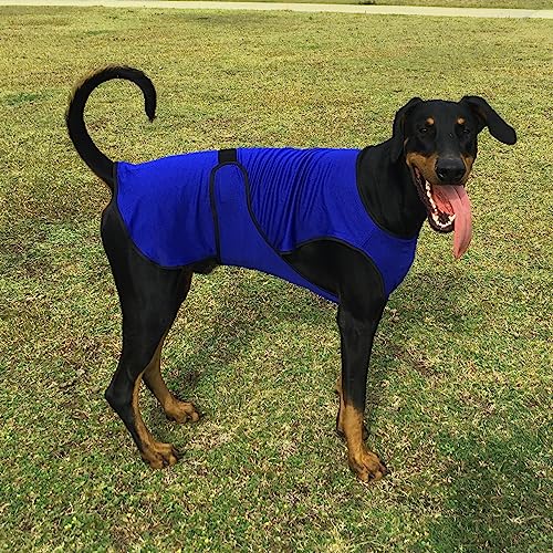 DOGZSTUFF Dog Cooling Vest, Lightweight Evaporative Summer Coat with UV Protection, Soft - Image 4