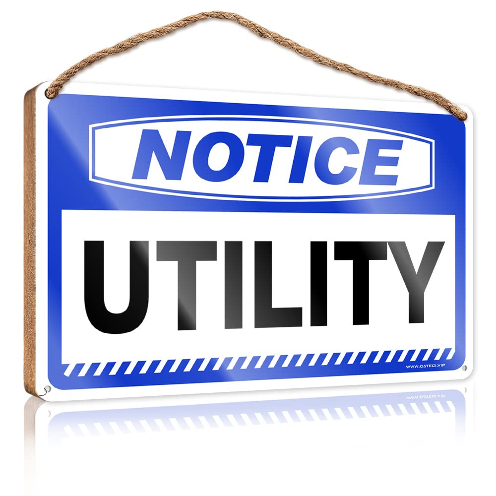 FZFN Our Home Signs For Home Decor Notice Utility Wooden Sign Plain Wood Signs For Crafts Front Door Sign Funny(15X28CM)