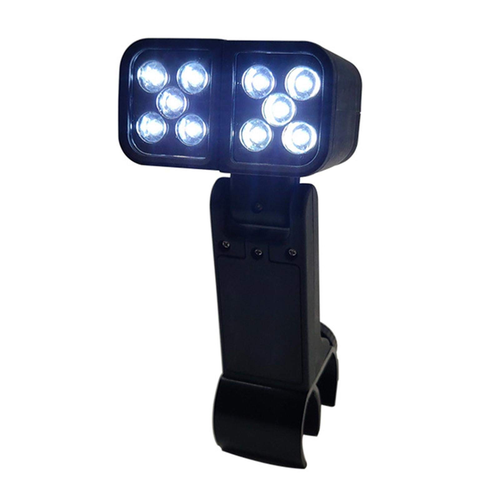 Lampe de Barbecue pour Barbecue, Lumières de Gril pour Barbecue, étanche, Super Lumineuse, Lampe LED, Résistante à la Chaleur, Flexible, pour la Cuisine en Plein Air (noir)