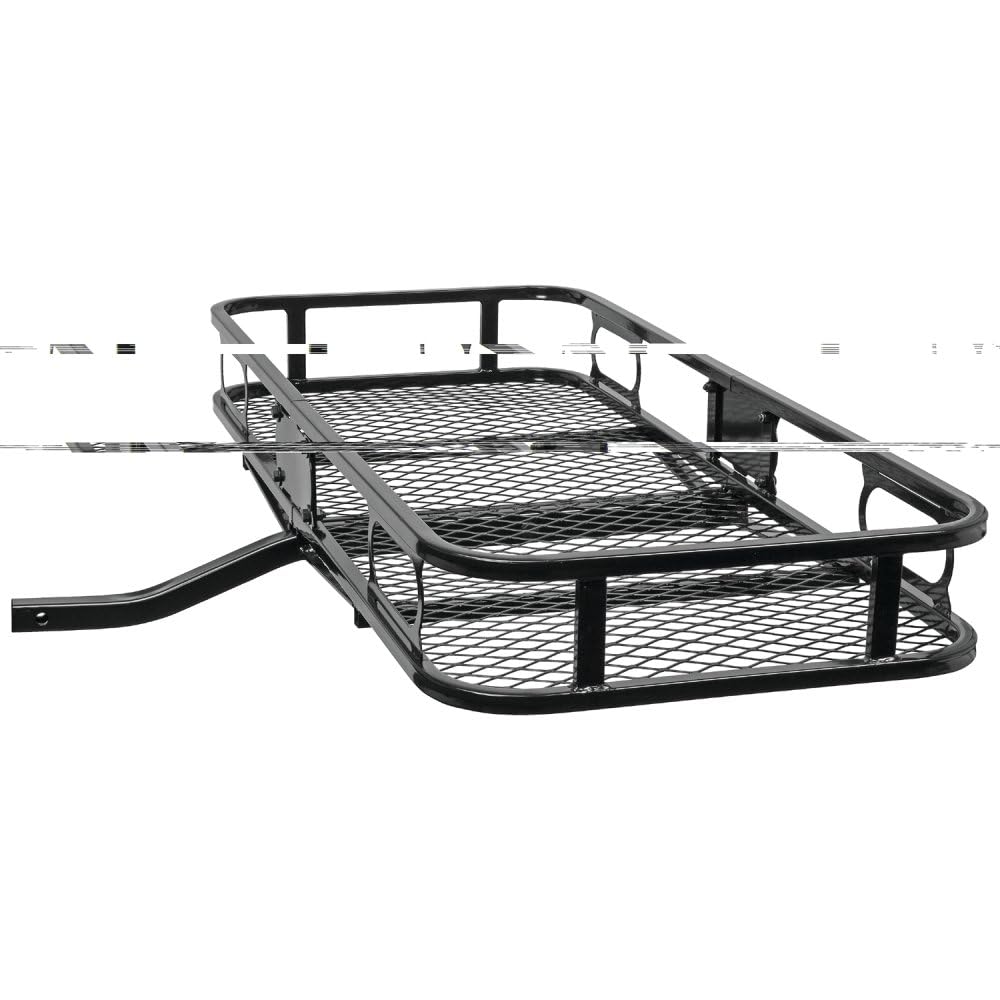 Reese Pro Series 63155 Rambler Hitch Cargo Carrier for 1-1/4” Receivers, Black