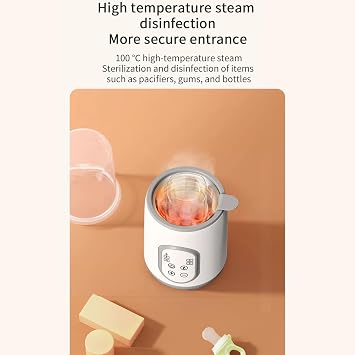 Bottle Warmer Portable | Instant Milk Warmer for Baby | Portable Bottle Warmer for Outing or Travel, Smart Temperature Control Automatic Heat for Indoor Car Journey