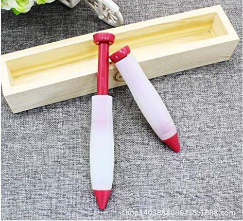 SUNXIN Bolígrafo Leading-star de repostería, hecho de silicona, se puede rellenar de crema o chocolate y es perfecto para decorar tartas y pasteles