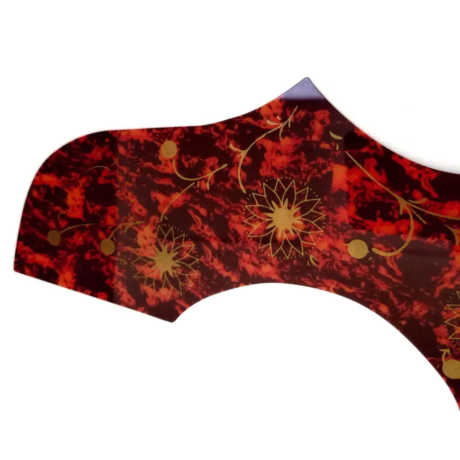 Uniwersalna osłona pickguardu do gitary akustyczne Pickguard do gitary akustycznej w kolorze żółwia