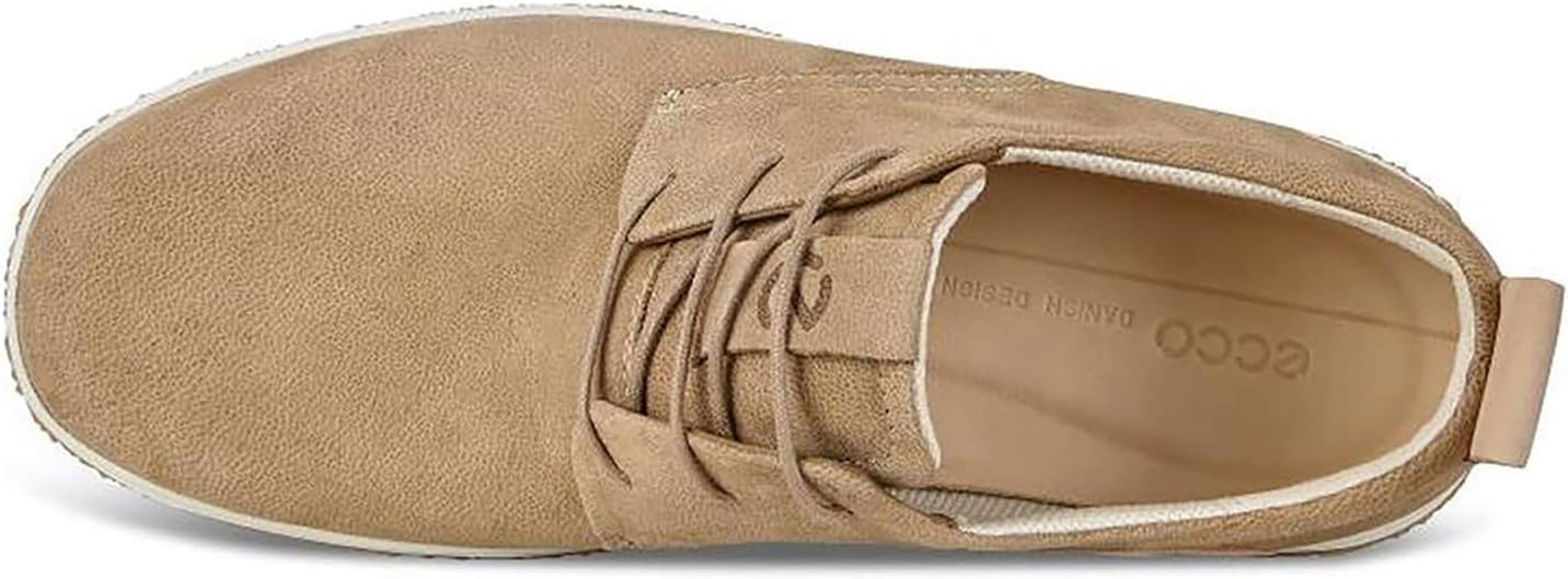 ECCO Unisex-Adult CrepeTray Tie Oxford 12-12.5 Navajo Brown/Powder Derby