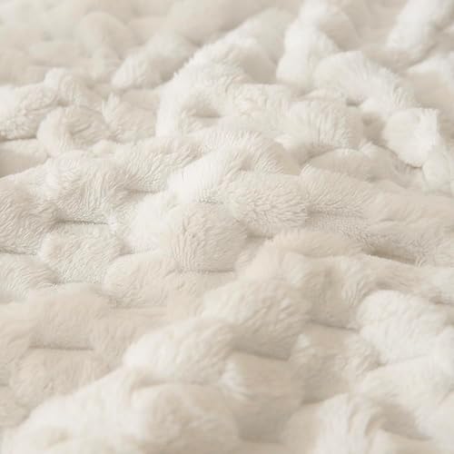 Miniatura 3 de HOMRITAR Manta de bebé unisex, de vellón, mullida y mullida para niños pequeños, bonita imitación 3D, conchas de tortuga, jacquard, para todas las