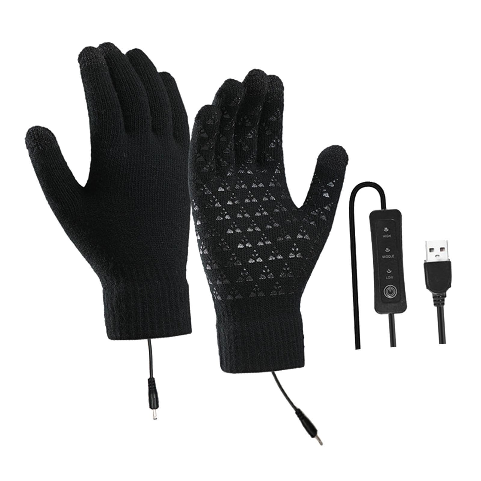 BNF® USB Heated Gloves Portable Lightweight Hand Warmer for Fishing Hiking Skiing VM01 Black-Sports, Fitness & Outdoors/Winter Sports/Skiing/Hand & Foot Warmers/Hand Warmers/Rechargeable Hand Warmers-image-41