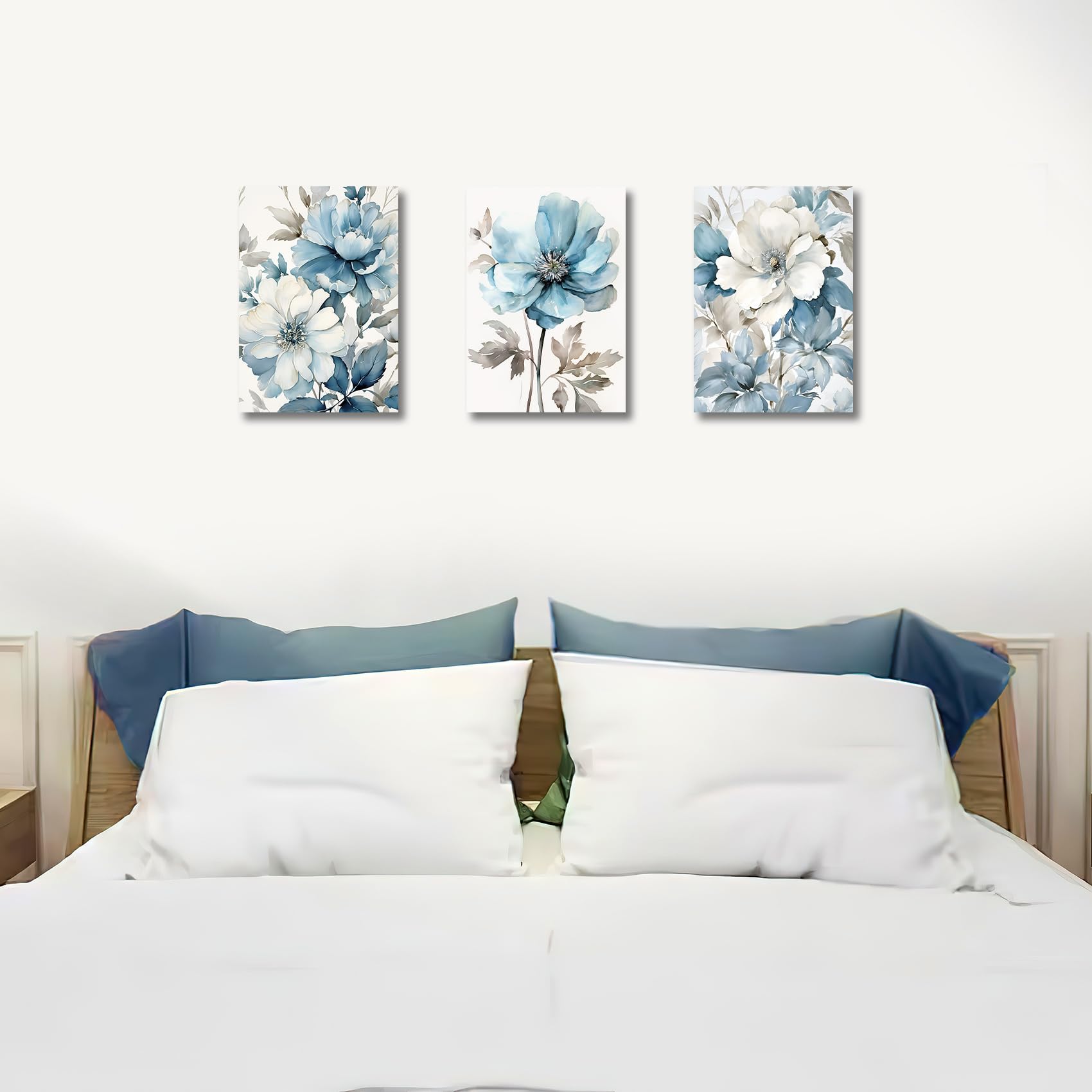 FajerminArt Grande Stampa su Tela Con Cornice albero grigio giallo Astratto Quadri Moderni Albero d'autunno Immagine pittura su tela soggiorno camera da letto ristorante Decorazione Murale 120x50cm