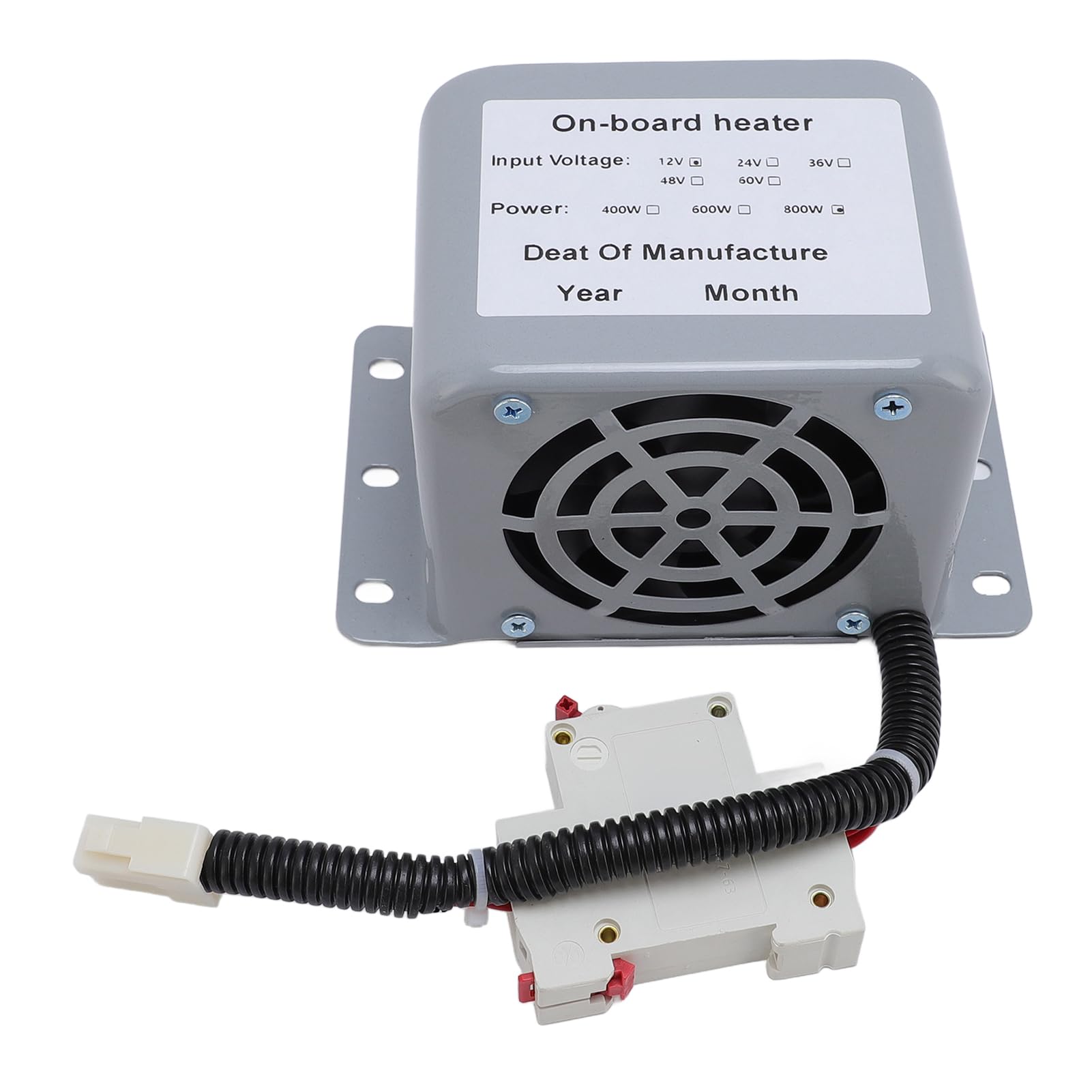 Rengue Chauffage de Voiture, Dégivreur et Désembueur Compact 12V 800W à 2