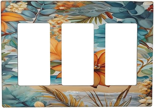 Miniatura 31 de Arte abstracto de mármol de acuarela de 1 cuadrilla, cubierta decorativa de pared de palanca única, placa de interruptor eléctrico para sala de Arte