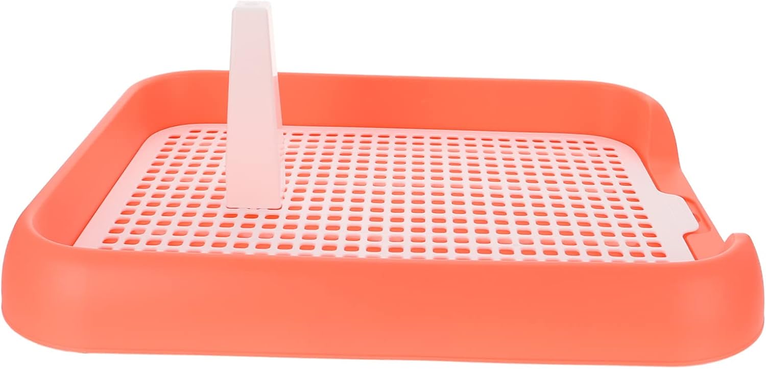 ERINGOGO Indoor Dog Toilet Potty Tray with Slip Slide Design Lightweight PP Plastic Mesh Dog Potty for Small to Pets Easy to Clean and Washable Pet Training Supply