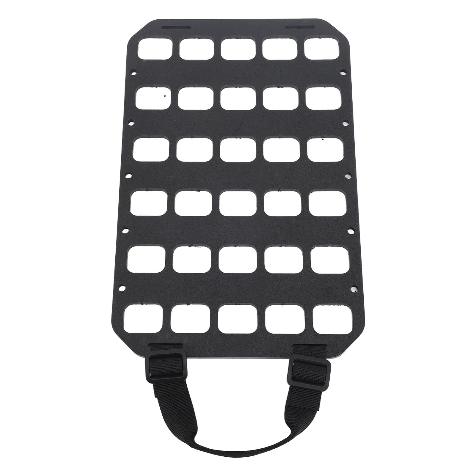 Pyhodi Molle-Panel mit Griff, Design mit Festen Löchern, Wandmontiertes Molle-Organizer-Panel für Wandbox-Rucksack, PP-Material, Multifunktionale Verwendung, Einfach zu Tragen