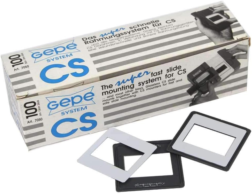 Gepe 7050 1.8mm CS System Glassless Slide Mount (Pack of 100)