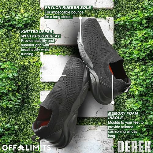 Image of OFF LIMITS Derek Men's Slip-On Walking Shoes |Easy Wear for Daily Comfort & All-Day Support