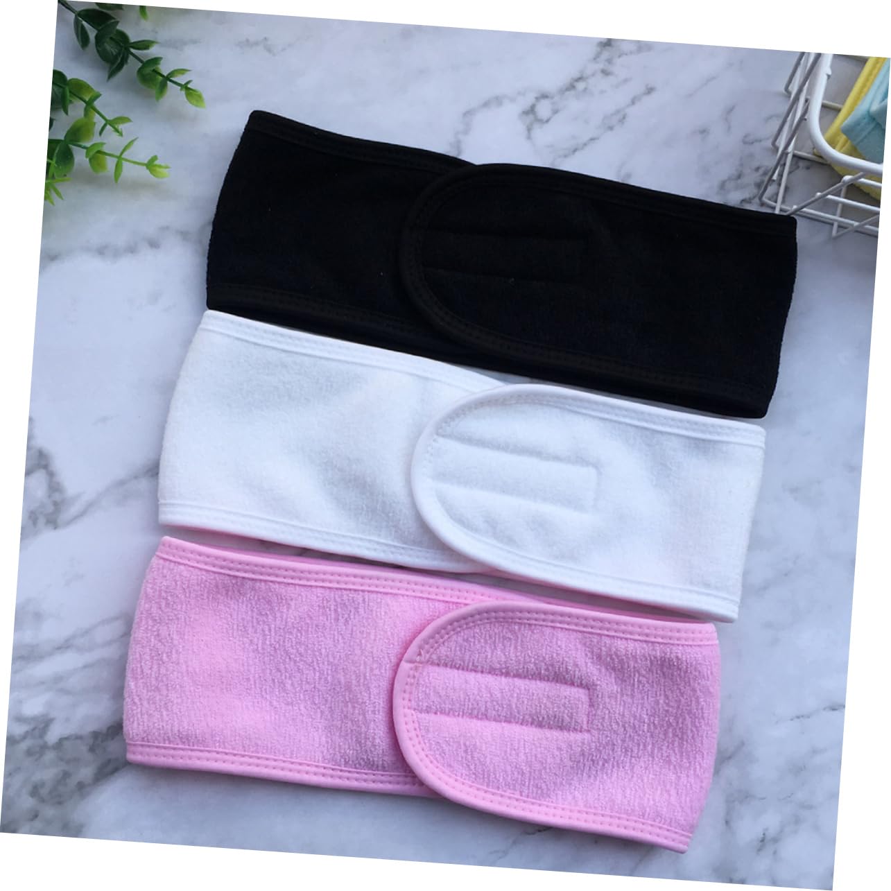 Beaupretty 12pièces Bandeaux Absorbants Pour Visage De Blanc Accessoires De Spa Et Maquillage Confortables Et Pratiques Pour Sport Soins Personnels