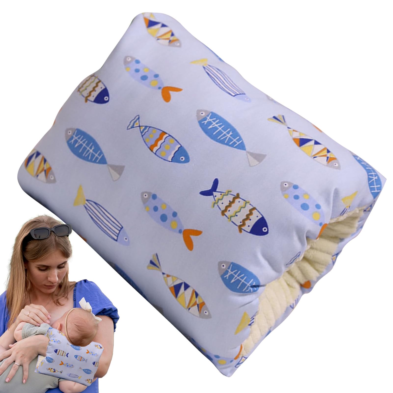 Baoqifong Cozy Cradle Pillow | Cradle Nursing Arm Pillow - Comfortable Soft Pillow with Arm for Mom, Travel, Kids