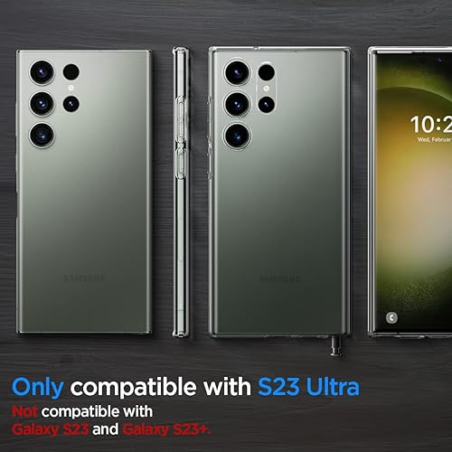 Miniatura 2 de Spigen Cristal líquido diseñado para Galaxy S23 Ultra (2023) protección de grado militar - Cristal transparente