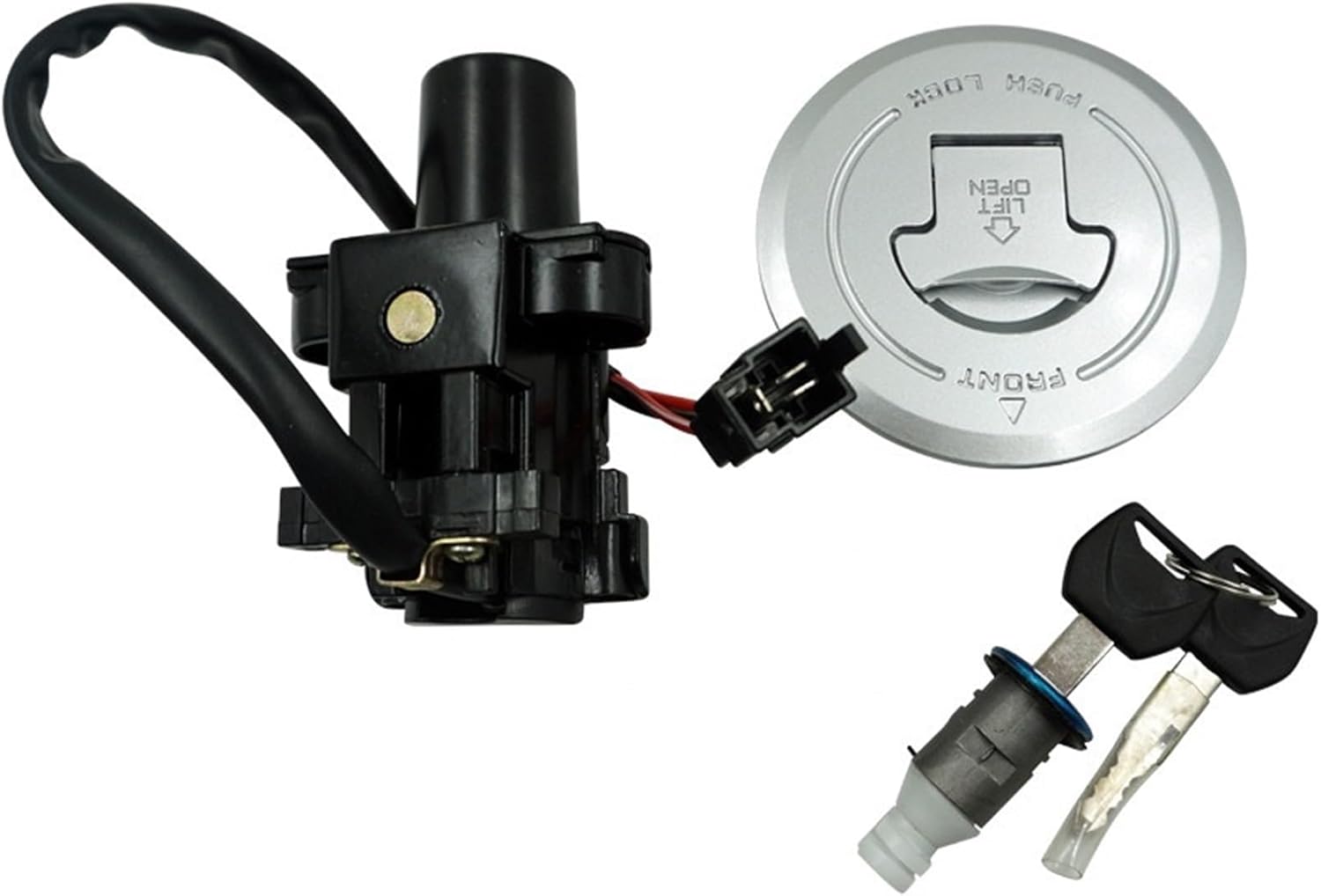 for CBF150 for Motorcycle Ignition Switch Full Car Lock Tank Cover Switch Lock Handlebar Faucet Tank Cap Cover Seat Lock Kit