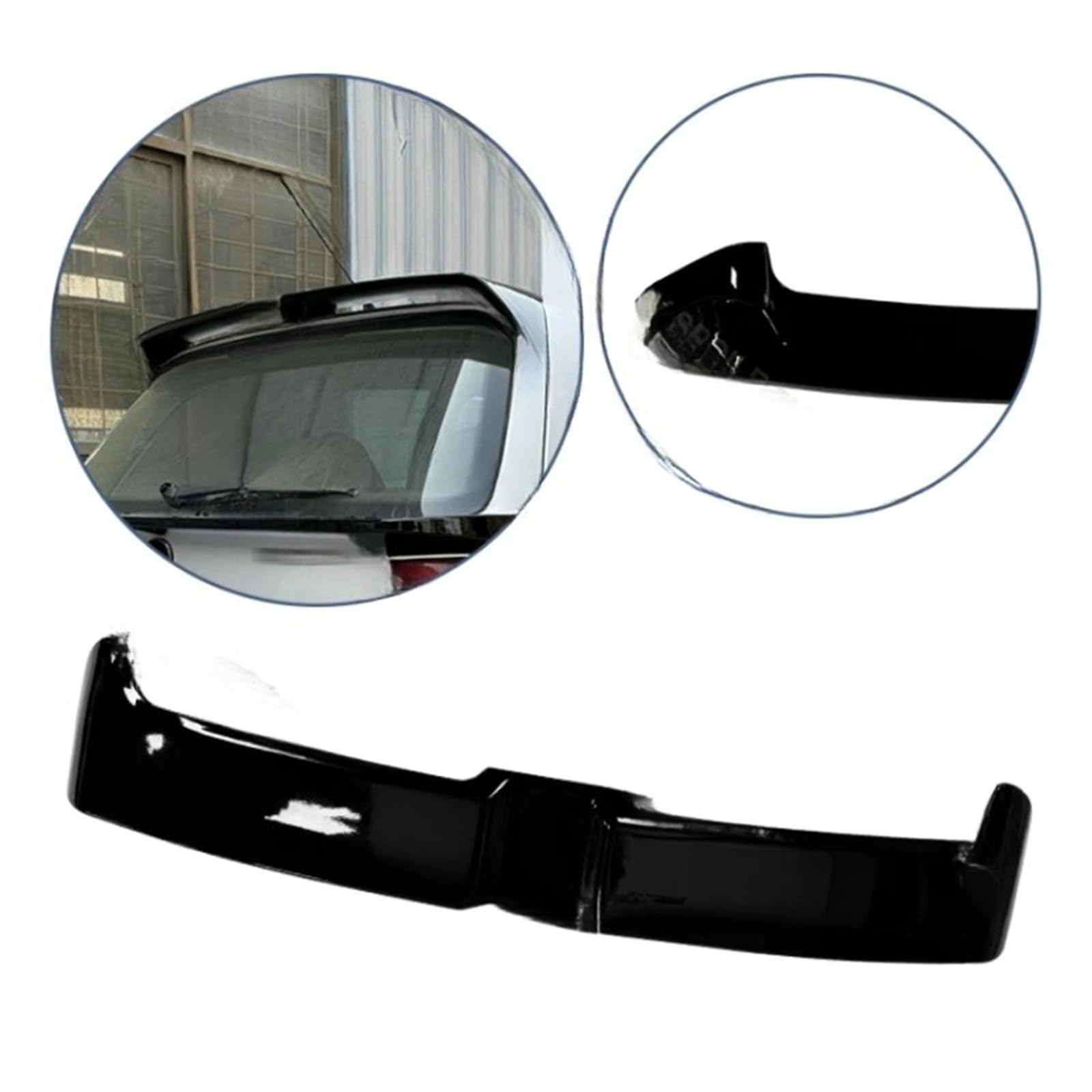 1998 do 2004 kompatybilny z VW GOLF 4 MK4 Oettinger styl spojler dachowy skrzydło wargi materiał ABS czarny błyszczący zestaw karoserii o wyglądzie węgla(Carbon fibre style)