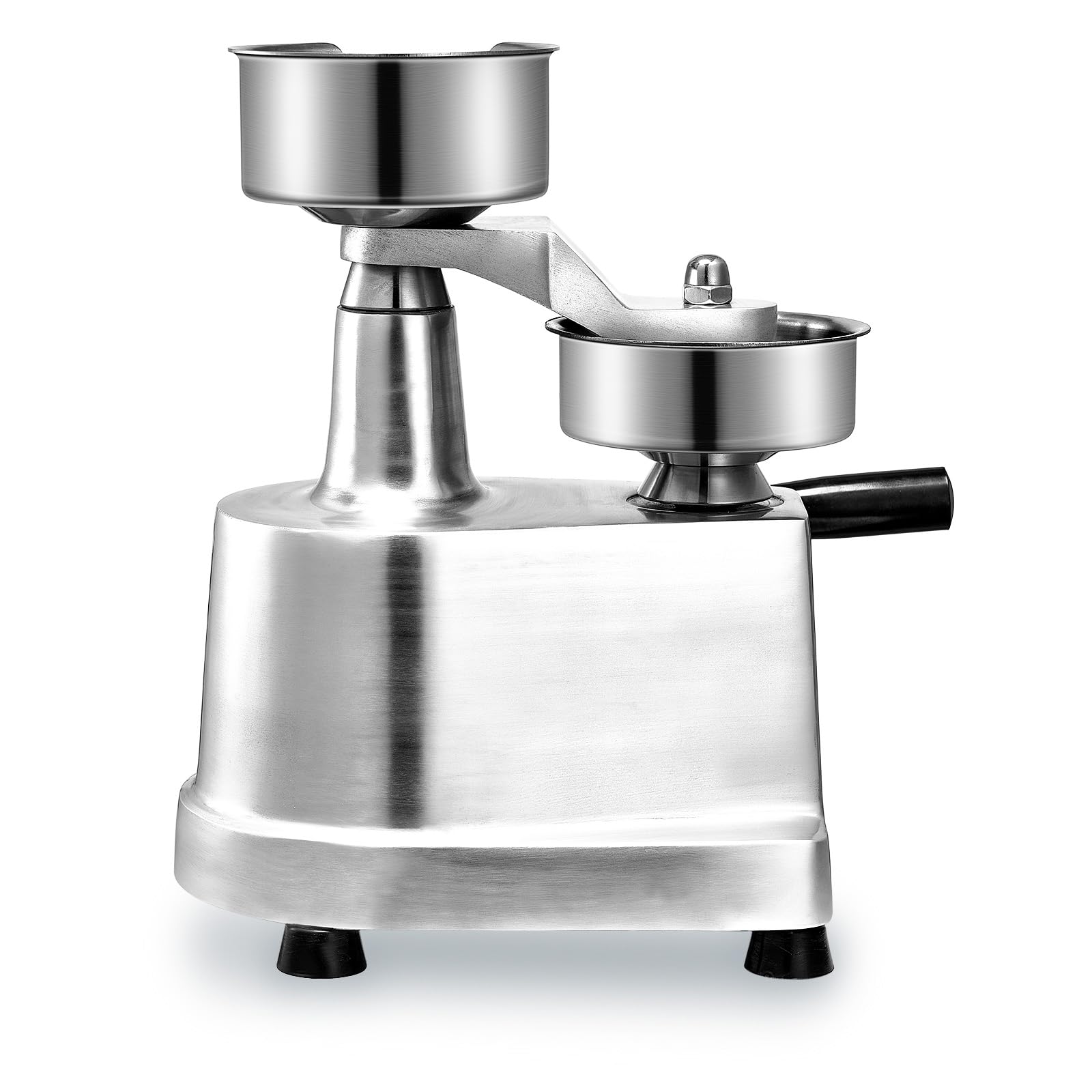 Commercial Burger Patty Maker, 100mm/4inch Hamburger Beef Patty Maker, Heavy Duty Food-Grade Stainless Steel Bowl Burger Press Machine, Kitchen Meat Forming Processor with 1000 Pcs Patty Papers