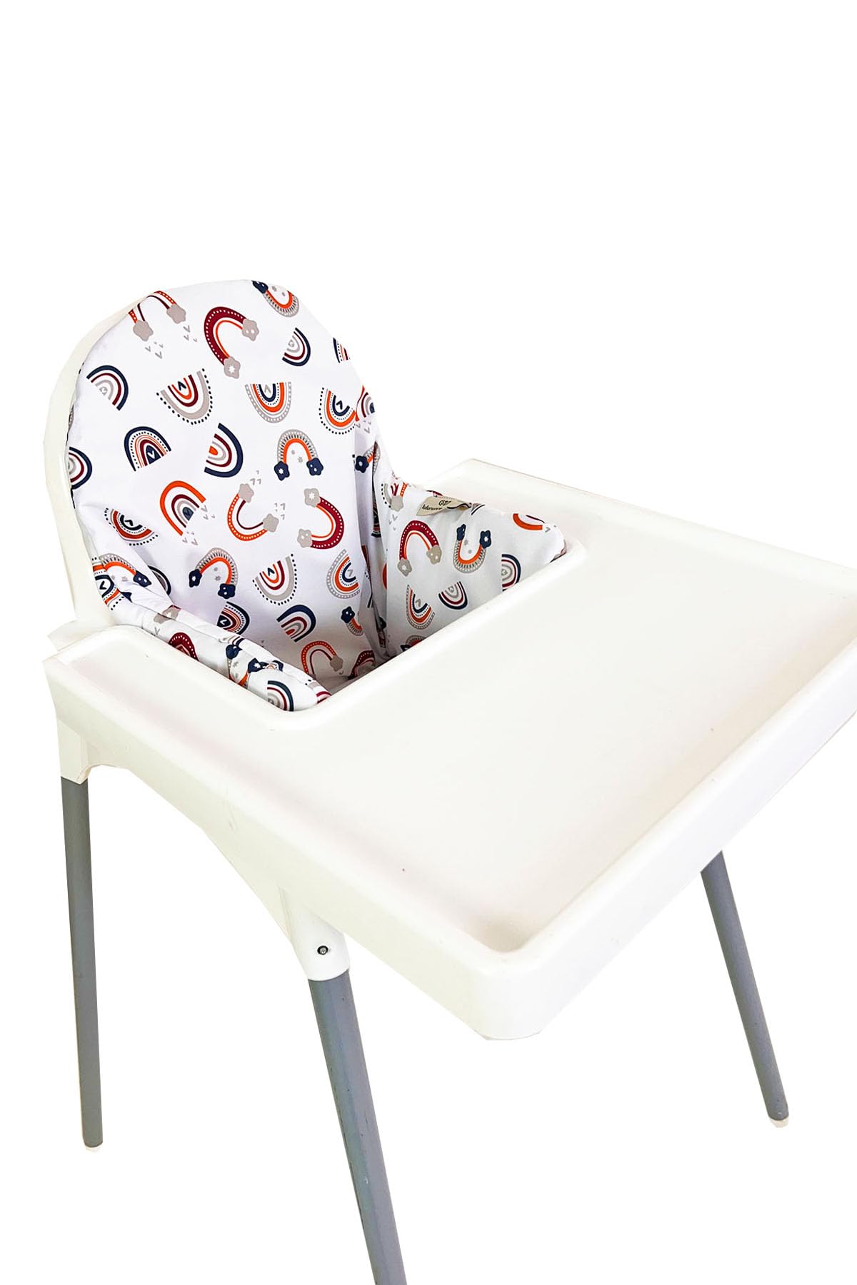 Highchair Cushion for IKEA Antilop – Waterproof, Stain Resistant, Easy to Clean & Quick Drying Baby Seat Pad (Rainbow)