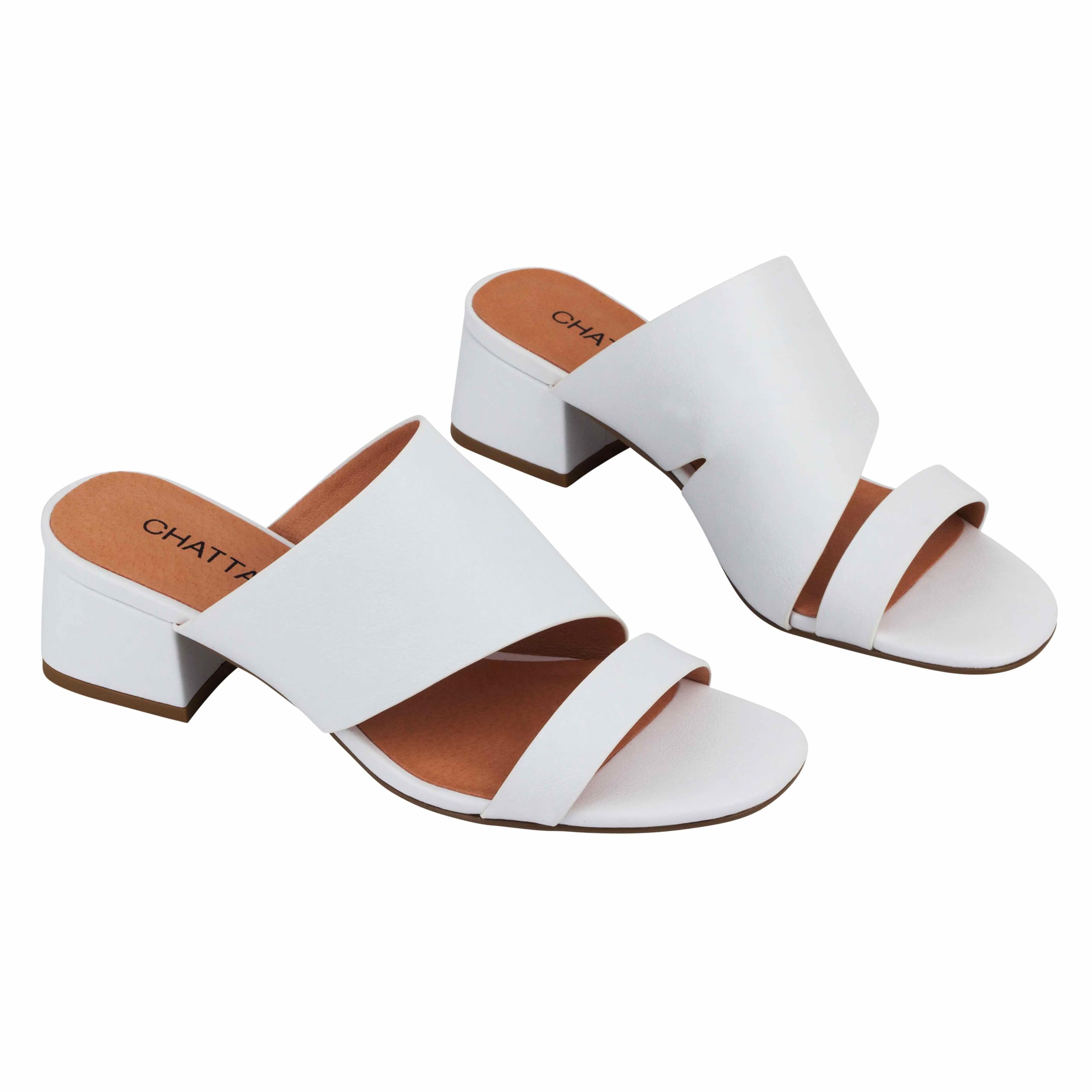 CHATTAWAK Donna 11ALIXBLANC38 Mule, Bianco, 38 EU, Bianco, 38 EU