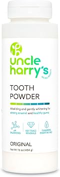 Uncle Harrys All Natural Tooth Powder, 16oz