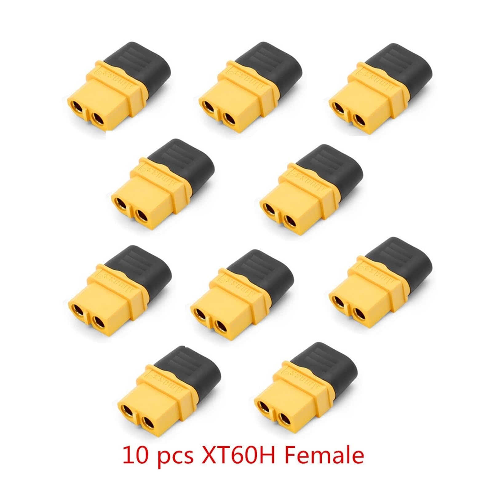 5/10 par XT60H złącze męskie żeńskie z Sheath do RC LiPo Battery Drone Car Airplane (10 szt. XT60H żeński)