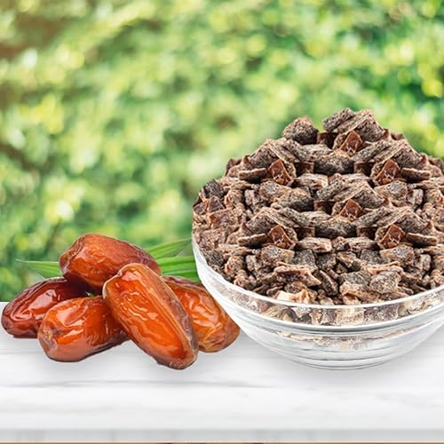Miniatura 6 de Presto Sales Dátiles picados 32 oz.  Carne gruesa y carnosa, 38 pulgadas en cubitos  Llamado "el rey de las fechas", dulce y nutritivo bocadillo de