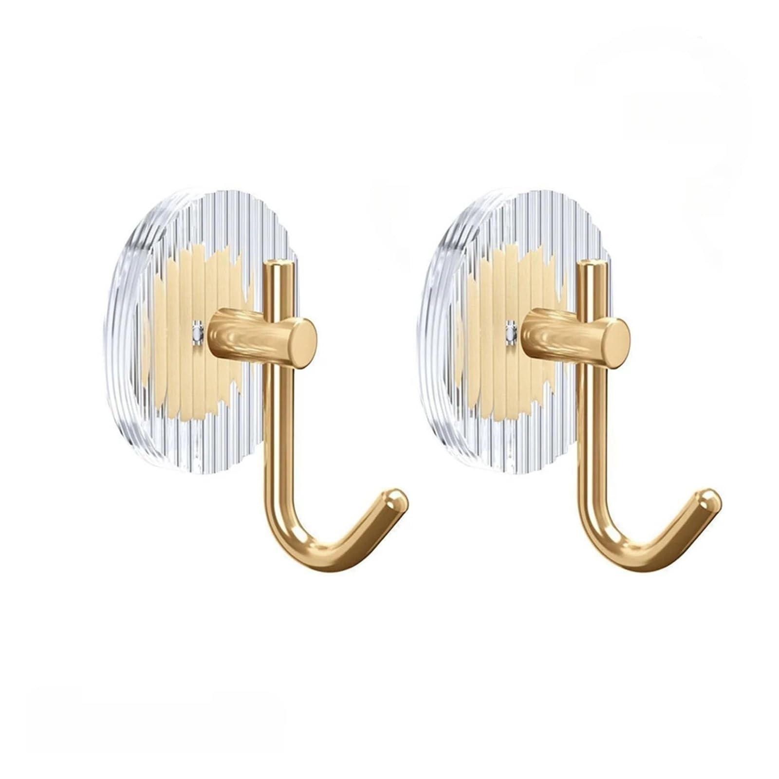 Zguouzantye Gold-2Pcs 2 Acrylic Shower Hooks For Hanging Towel Racks