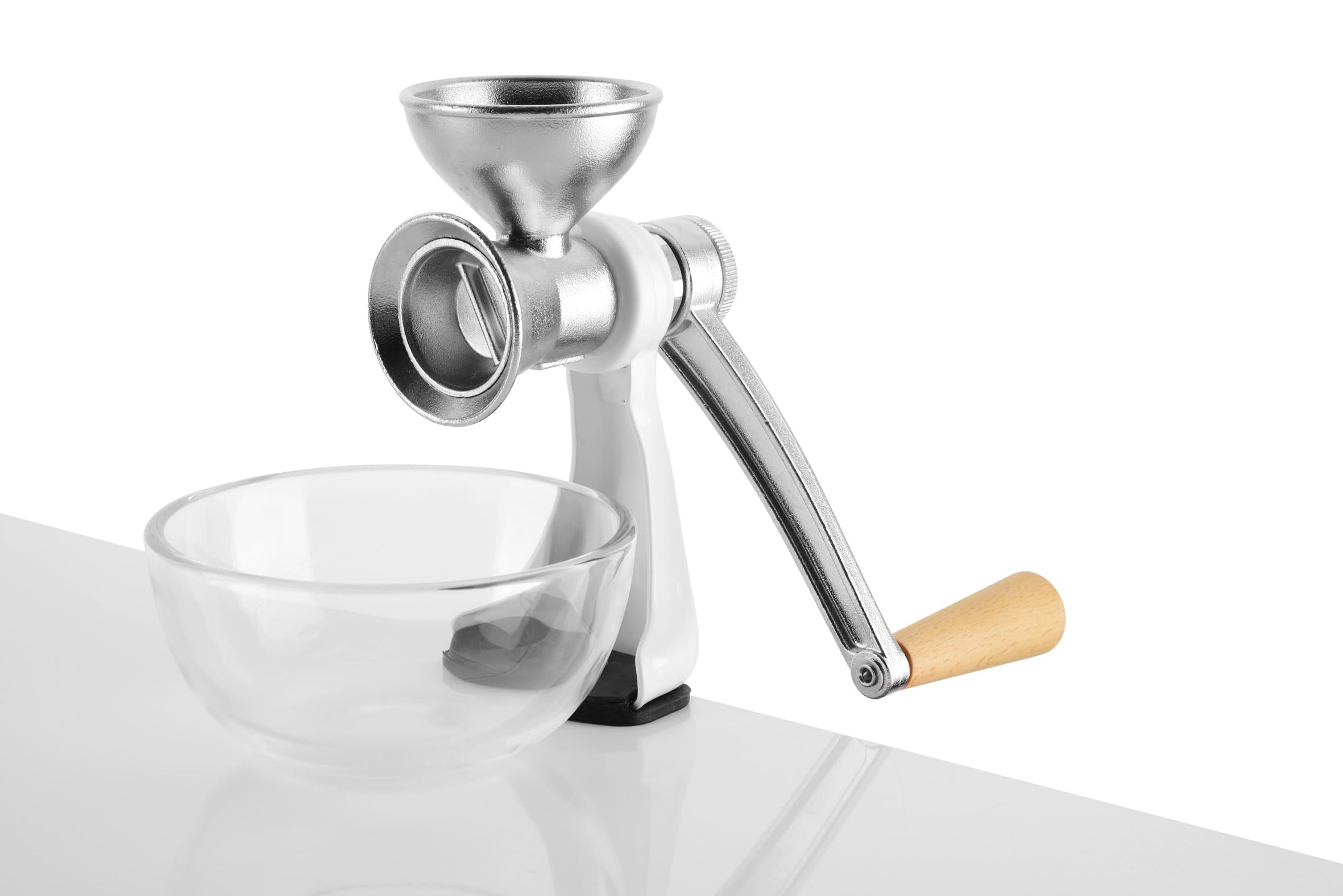 Grossag Macinino per papaveri HMM 5.00 in acciaio inox con manovella