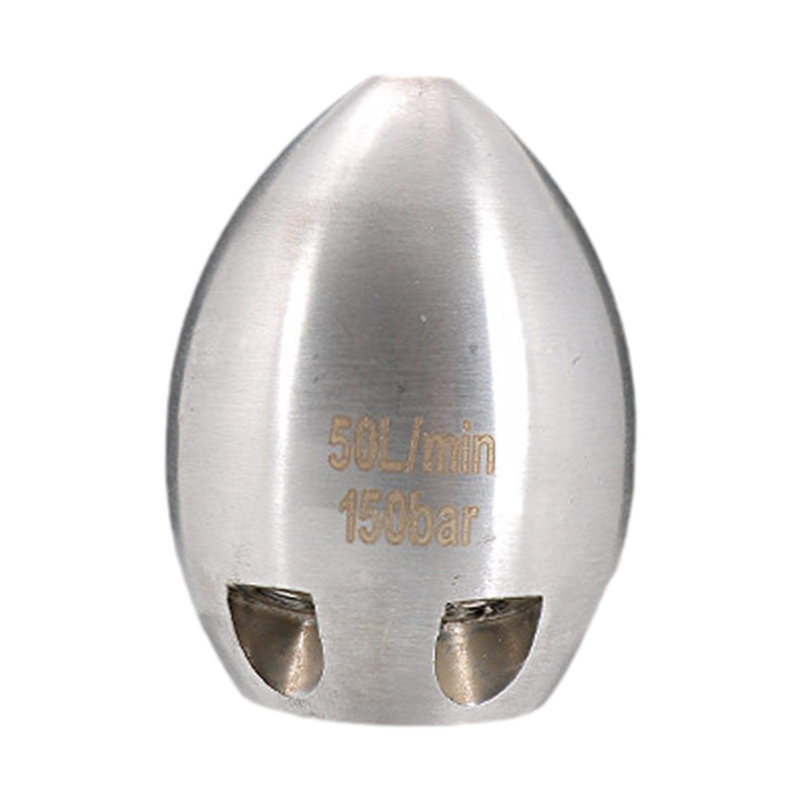 QIXCXAZ Durable High Pressure Sewer Jet Nozzle Unclogging Pipe Dredging Nozzle 1/2Thread Quick Connect Essential for Cleaning Applications Sewer Pipe, 50L