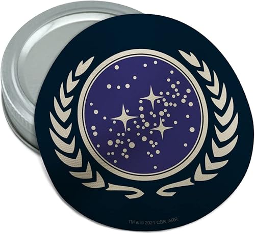 Star Trek United Federation of Planets - Abridor de tapa de goma antideslizante