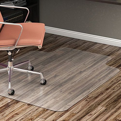 Lorell Hard Floor Wide Lip Vinyl Chairmat Chair Mat, Clear #TOP1