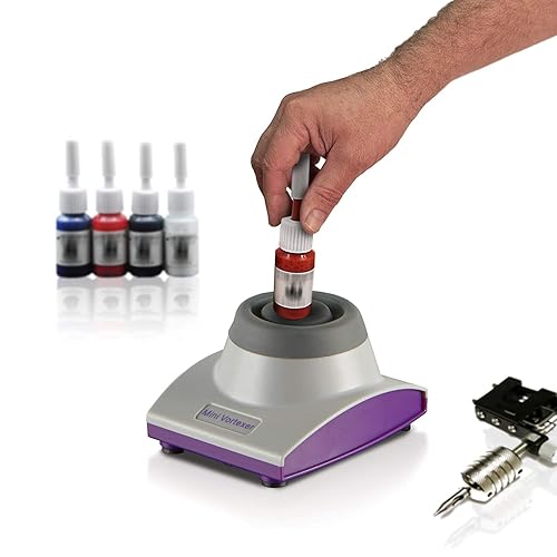 Miniatura 3 de Mezclador de vórtice certificado de laboratorio con función táctil, 4500 RPM, ideal para tinta de tatuaje, esmalte de gel, adhesivos de pestañas