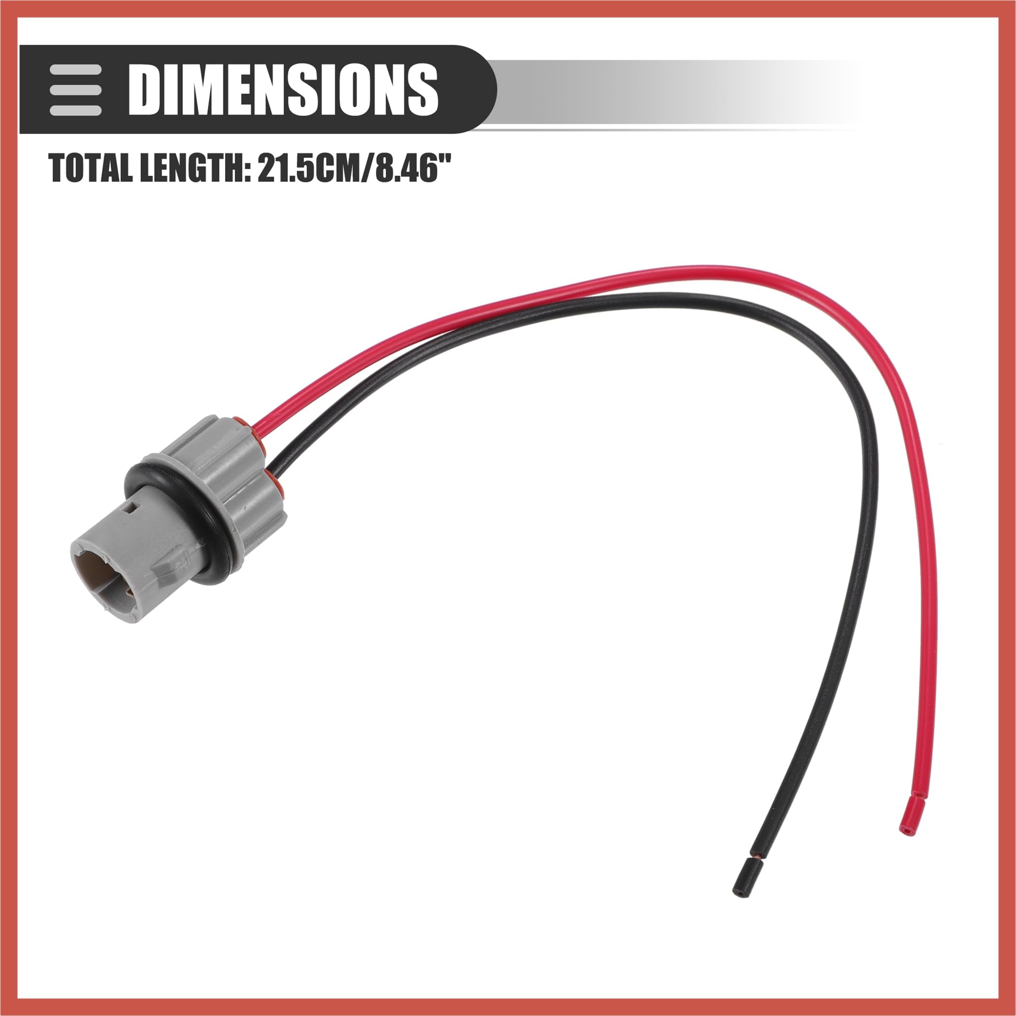 Soillar Replacement Harness 2X Side Marker Lamp Bulb Socket & Wire Harness For Mercedes-Benz - Part# A0005400966 Mercedes C E CL SL GL ML AMG Harness - Foto 8