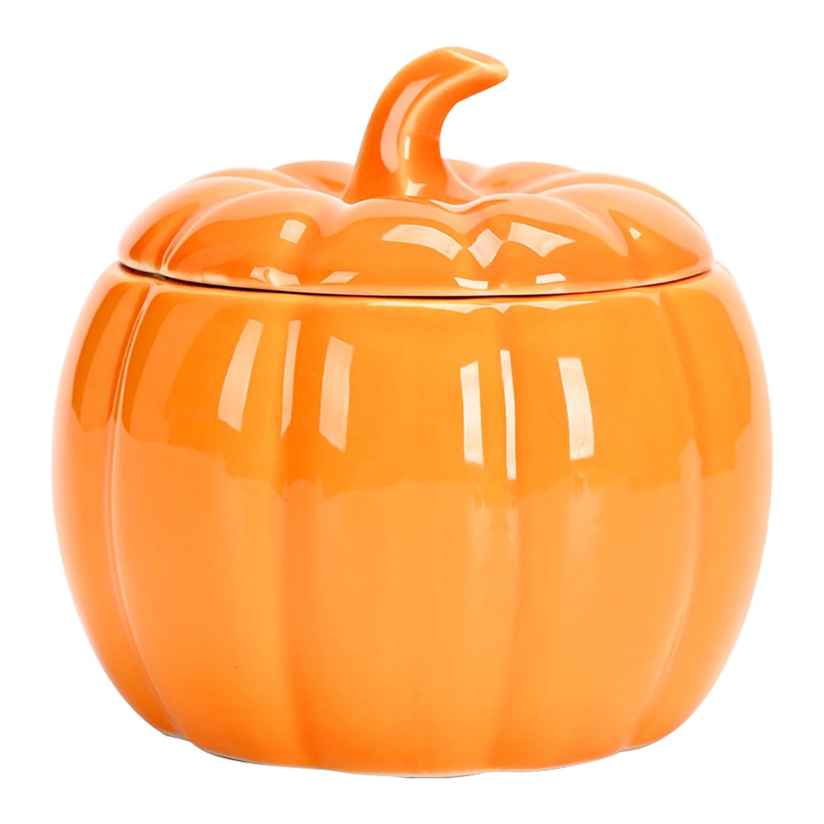 Amazon｜ハロウィン かぼちゃ カップ 陶磁器のカボチャの瓶、ふたが
