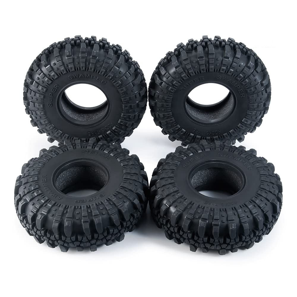 Acquista Pneumatici in gomma per cingolati RC Pneumatici per auto RC con cerchioni di ricambio per 1/10 Traxxas TRX4 Axial in Italia a partire da 18