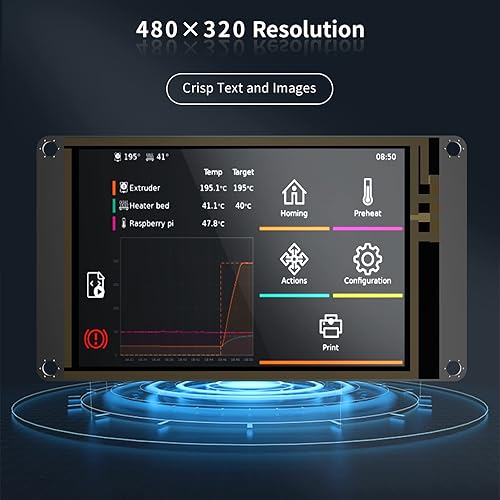 Miniatura 8 de BIGTREETECH Pi V1.2 + TFT35 SPI V2.1 Kit de placa de control para impresora FDM 3D para ejecutar el firmware Klipper